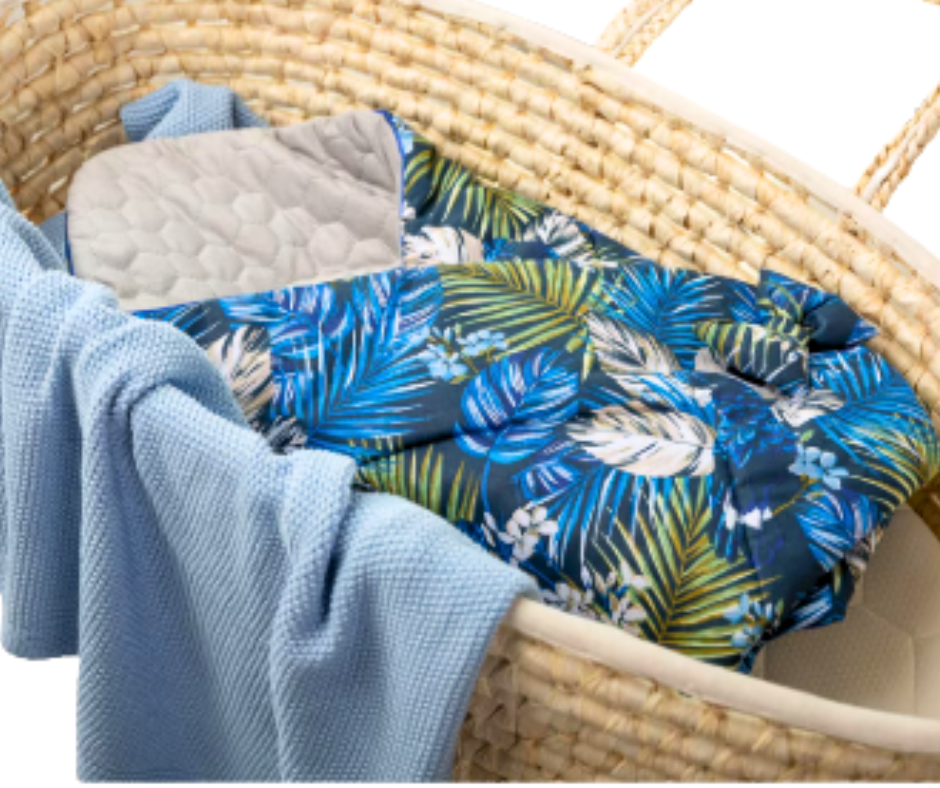 Paturica Wrap Bebe Dark Blue, doua fete, 75x75 cm, Bumbac [2]