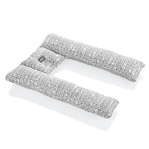 Pernă 3 în 1 Babynest pentru gravide și alăptare Grey BebePrice.ro [2]