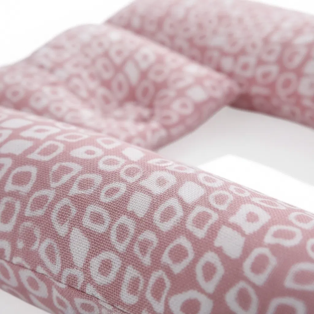 Pernă 3 în 1 Babynest pentru gravide și alăptare Pink BebePrice.ro [5]