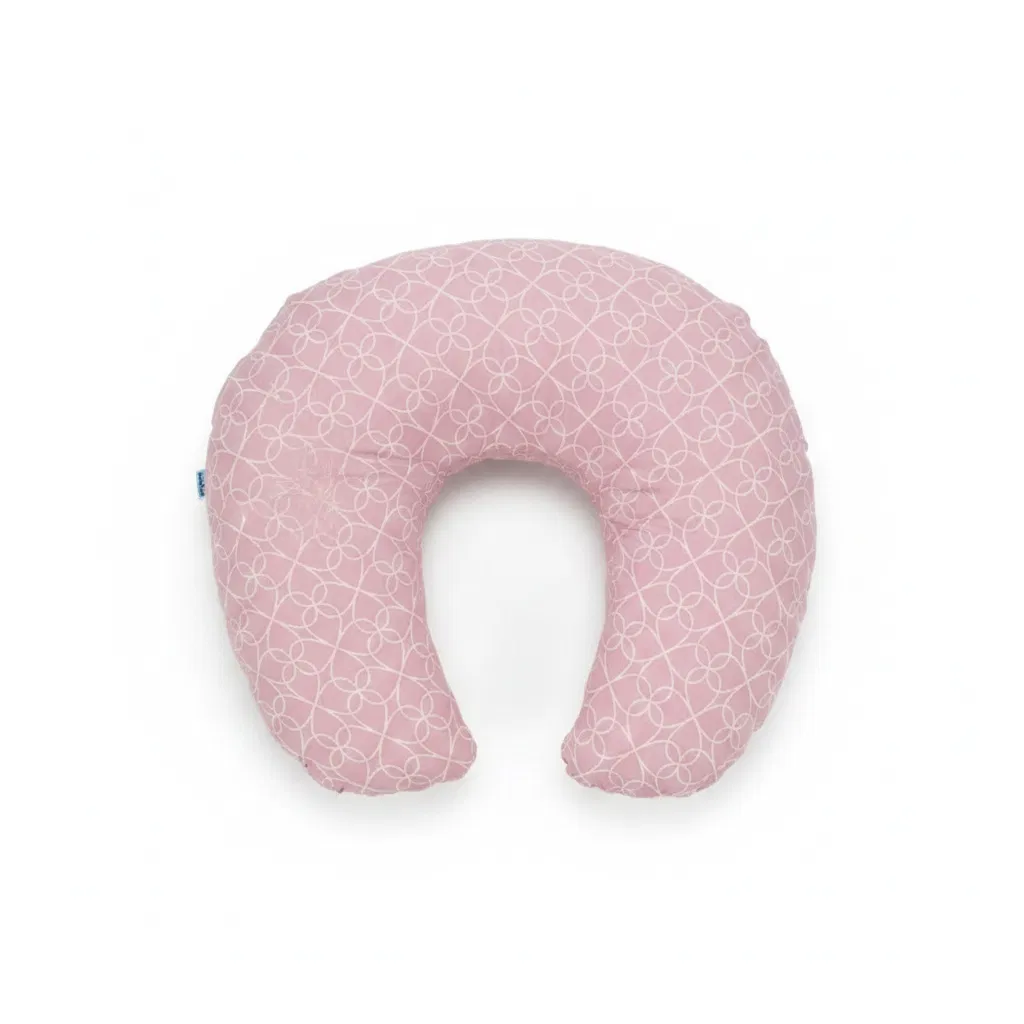 Pernă de alăptat 2 în 1 Nursing Pillow Pink BebePrice.ro [4]