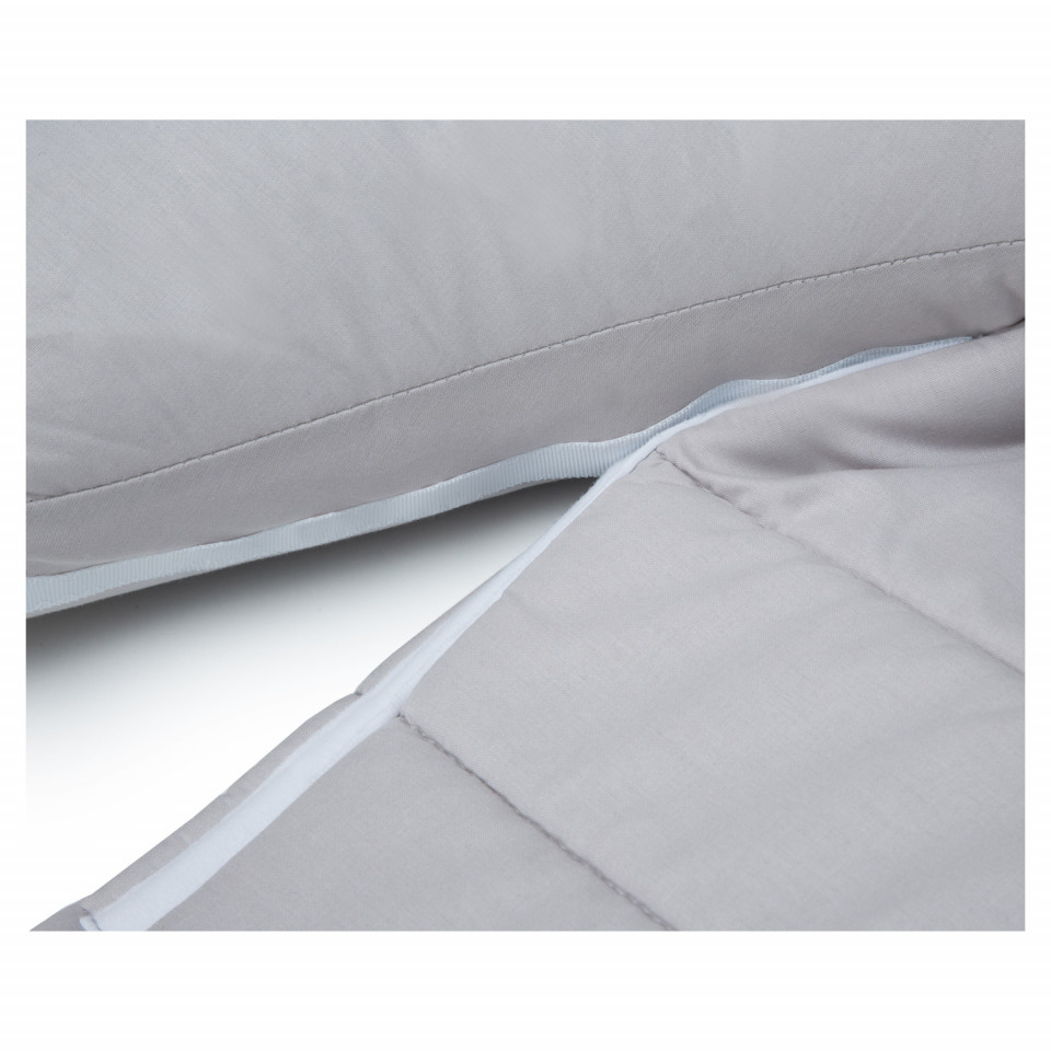 Pernă gravide și alăptare multifuncțională Grey BebePrice.ro [4]