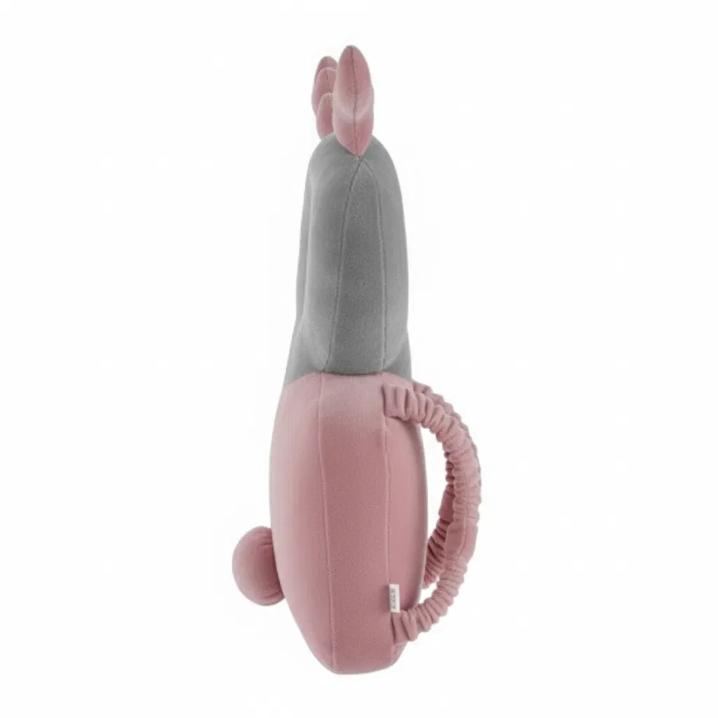 Pernă protecție spate și cap Angel Wings Deer Pink 25x40 cm BebePrice.ro [4]