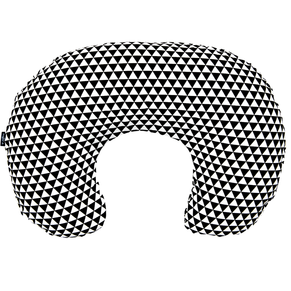 Perna Sarcina si Alaptare, Confort Exclusive,160 cm, Black &White, BebePrice [3]