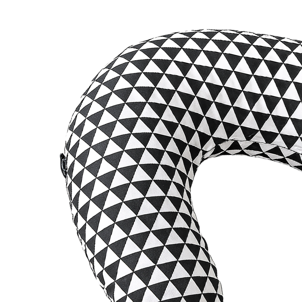Perna Sarcina si Alaptare, Confort Exclusive,160 cm, Black &White, BebePrice [6]