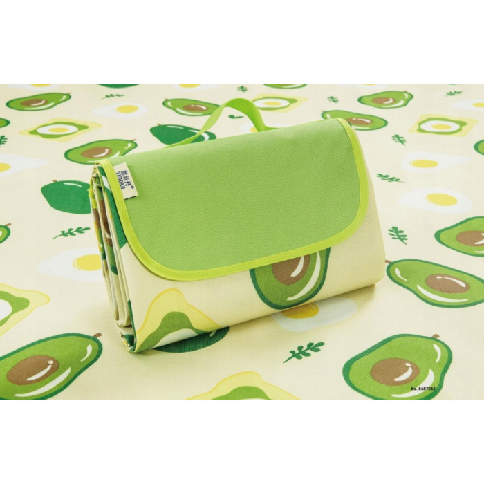 Pled impermeabil, Avocado, 145 x200cm, Green,BebePrice [3]