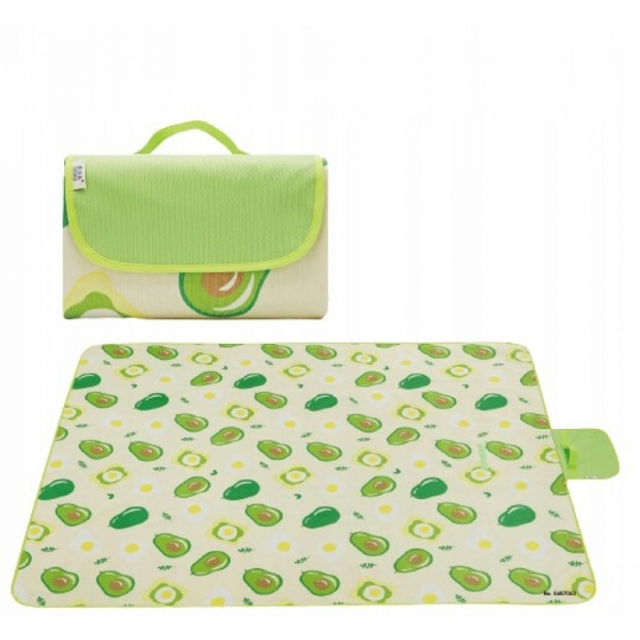 Pled impermeabil, Avocado, 145 x200cm, Green,BebePrice [2]