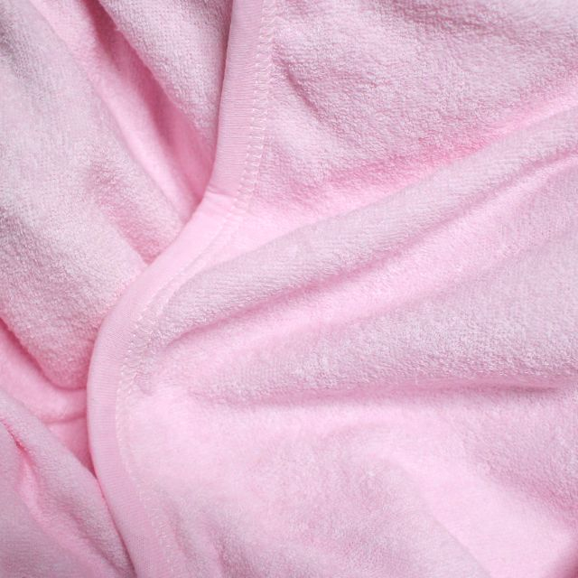 Prosop de baie cu gluga din bumbac , Funny animals, Little Mouse, Pink [3]