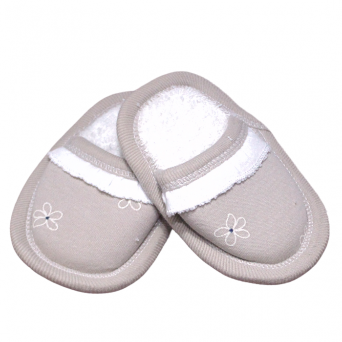 Set de baie pentru copii, bumbac, Smile, Beige- 4 piese, Bebeprice [5]