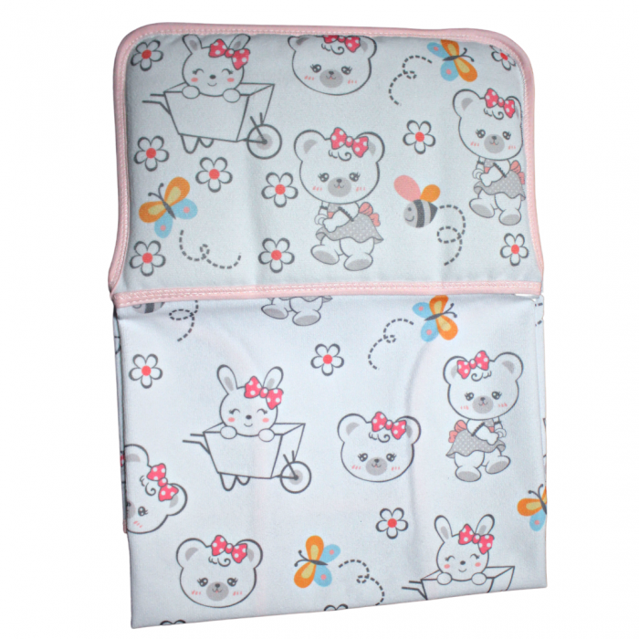 Protectie impermeabila reutilizabila cu pernuta atasata Kitty Soft Pink [2]