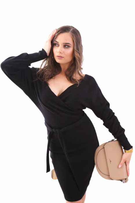 Rochie pentru gravide, bumbac, Iris, Midnight, BebePrice [6]