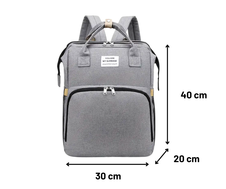 Rucsac multifunctional extensibil, impermeabil cu USB EasyTrip Baby, Stone, BebePrice [5]