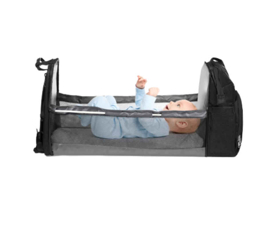Rucsac multifunctional extensibil, impermeabil cu USB EasyTrip Baby, Midnight, BebePrice [3]
