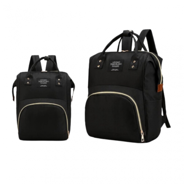 Rucsac termic multifunctional pentru parinti, Black [2]