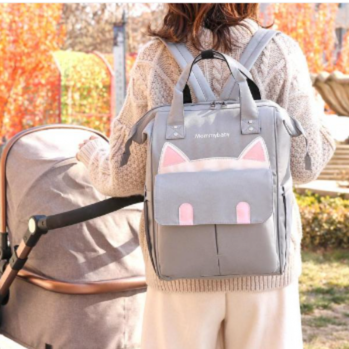 Rucsac termic multifunctional pentru parinti, Mommybaby, Grey [2]