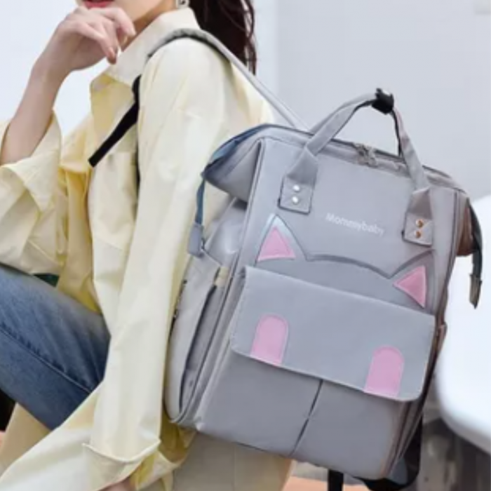 Rucsac termic multifunctional pentru parinti, Mommybaby, Grey [6]