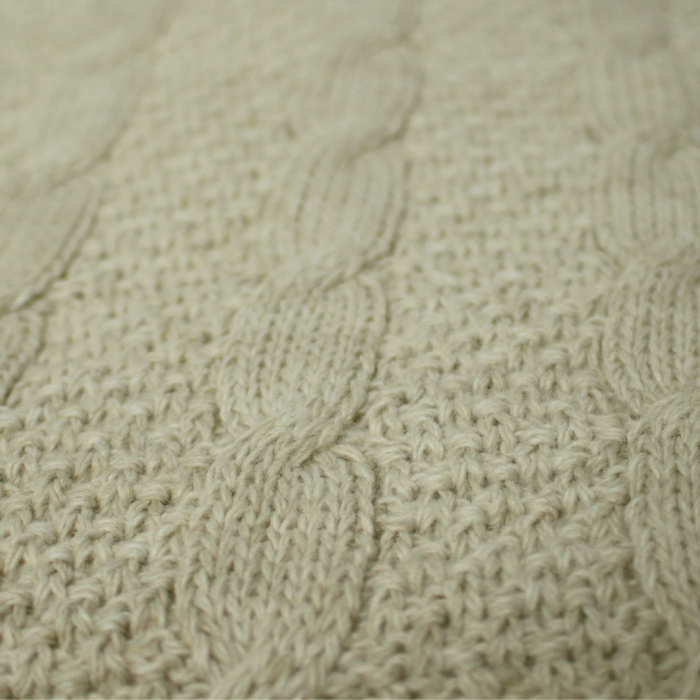 Sac de iarna tricotat si imblanit bebelusi, Cappuccino [5]