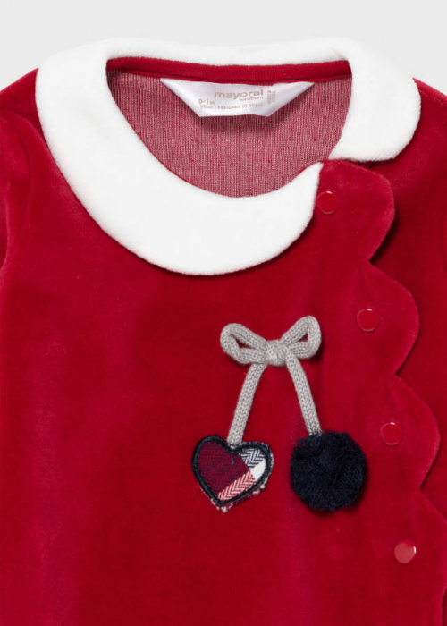 bebeprice Salopeta Mayoral maneca lunga red hearts [3]