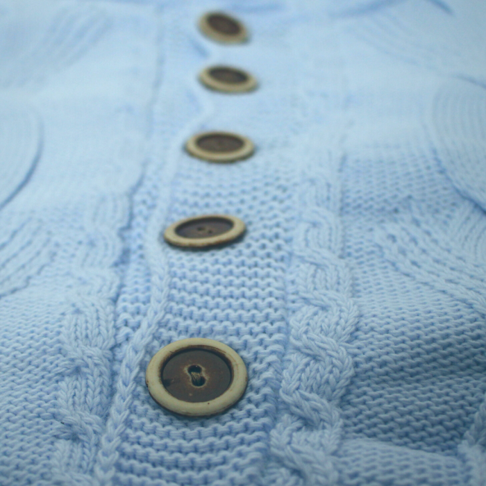 Combinezon tricotat, baietel, Blue [4]