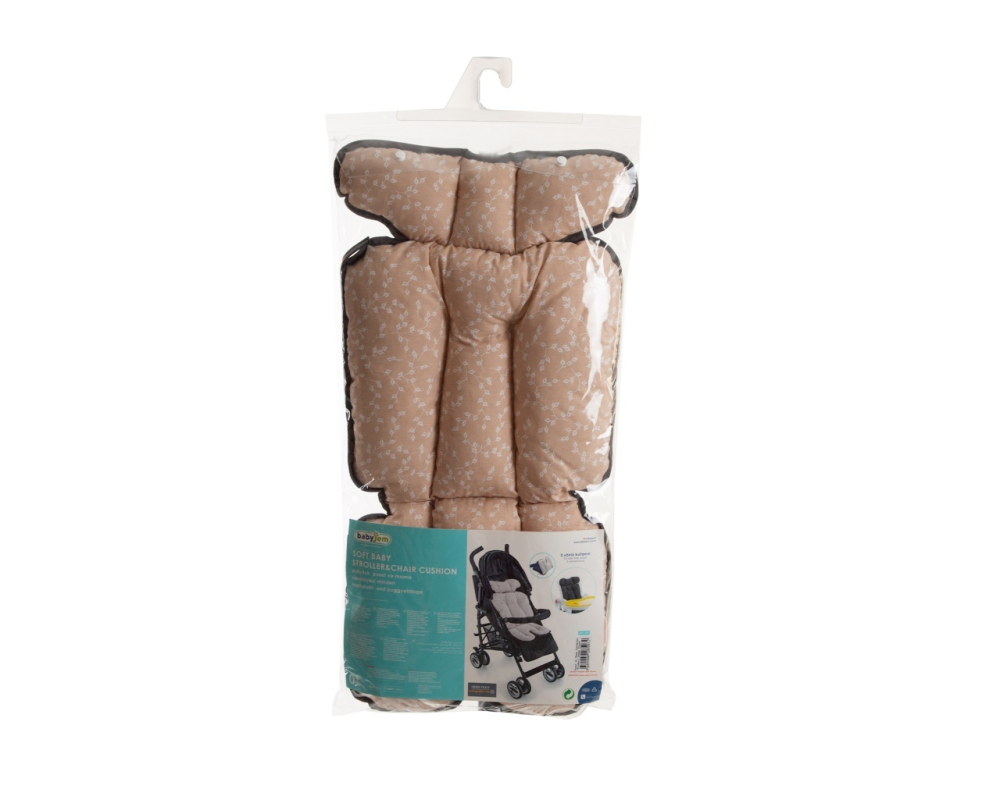 BBP_bj_5076 Saltea reversibilă cărucior și scaun de masă Soft Cotton somon 65x30 cm imagine principală BebePrice.ro [6]
