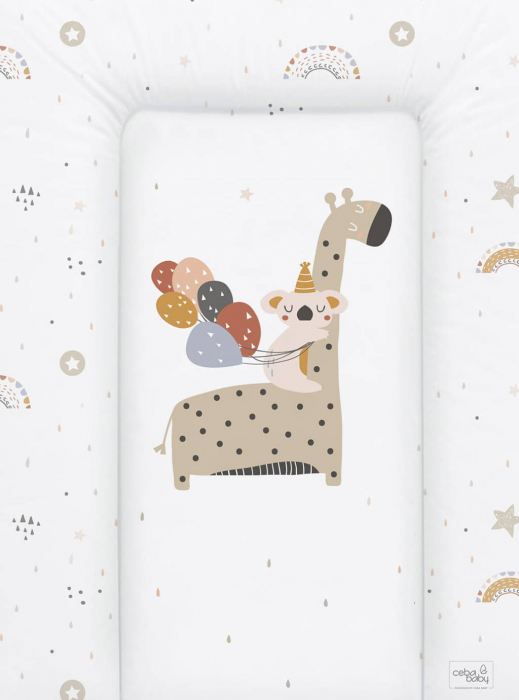 Saltea de infasat, Giraffe, White, BebePrice [2]