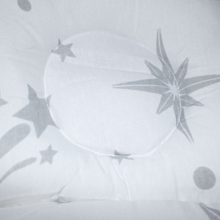 Saltea protectie pentru carucior si scoica, Sleepy Baby, Blue, Falling Stars [8]