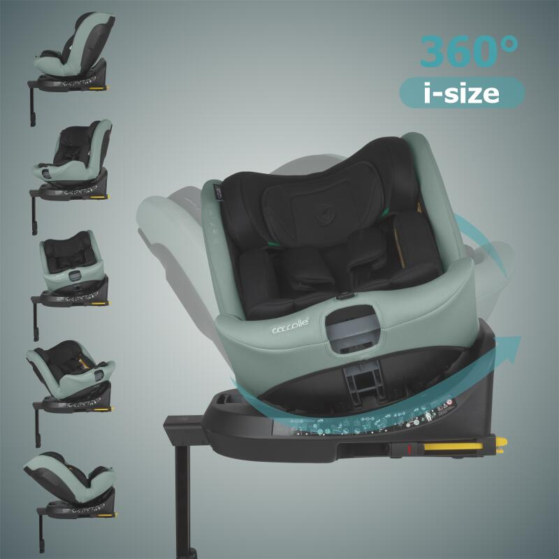 BBP-326089081 Scaun auto i Size 40-150 cm Ario Forest Sage sistem i-Size si fixare ISOFIX BebePrice.ro [12]