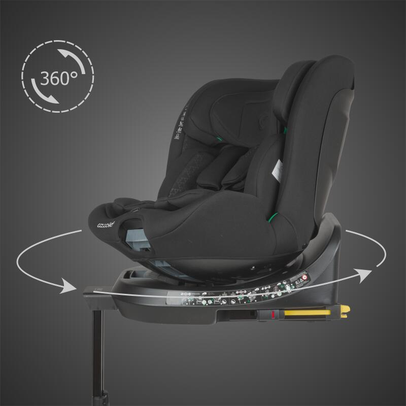 BBP-326098060 Scaun auto i Size 40-150 cm Ario Midnight Black sistem i-Size si fixare ISOFIX BebePrice.ro [8]