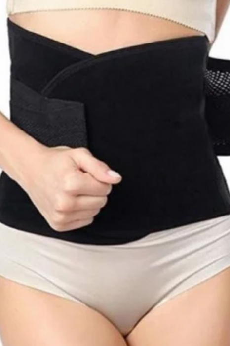 Set 2 x Centuri abdominale postnatale dublu reglabile - Black BebePrice [4]