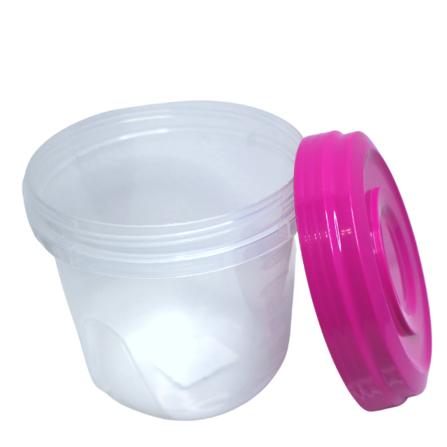 Set 3 caserole cu capac, plastic, 500ml [4]