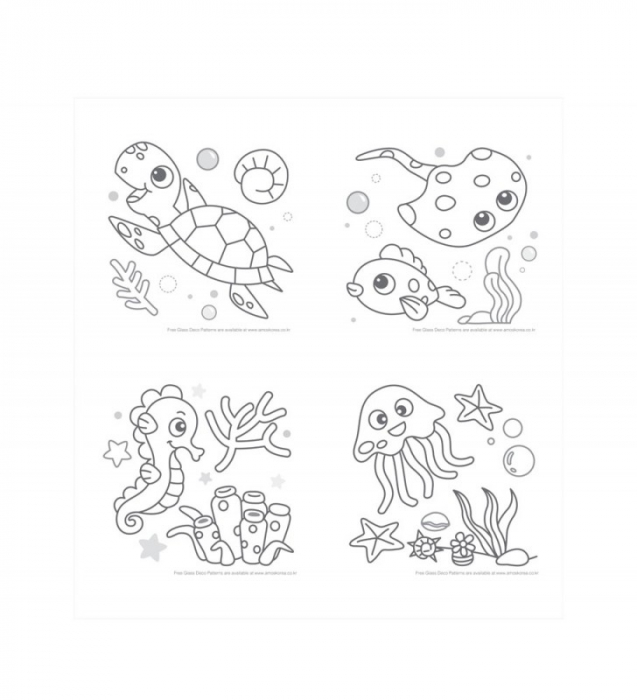 Set de creatie, Galss Deco, 6 culori , BebePrice [7]