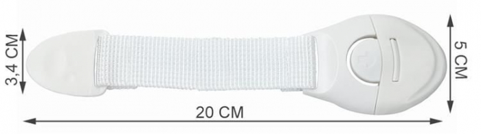 Siguranta universala, textila, White, BebePrice [4]