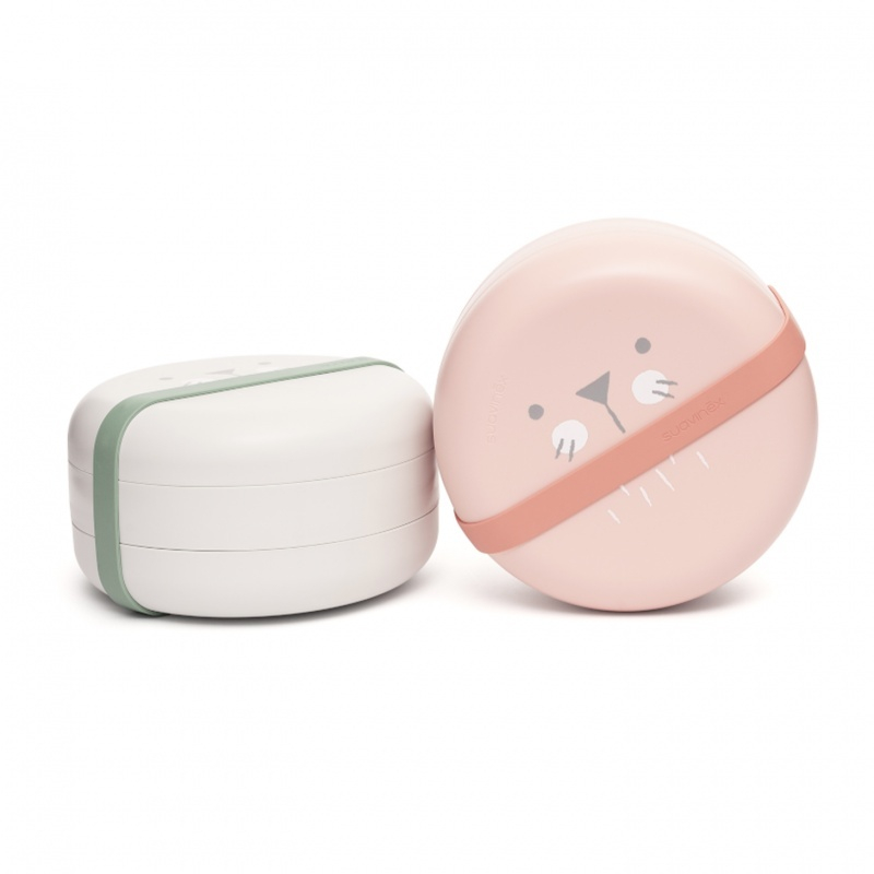 Set boluri pentru prânz Hygge Bentoo Pink 4 luni+ BebePrice.ro [6]