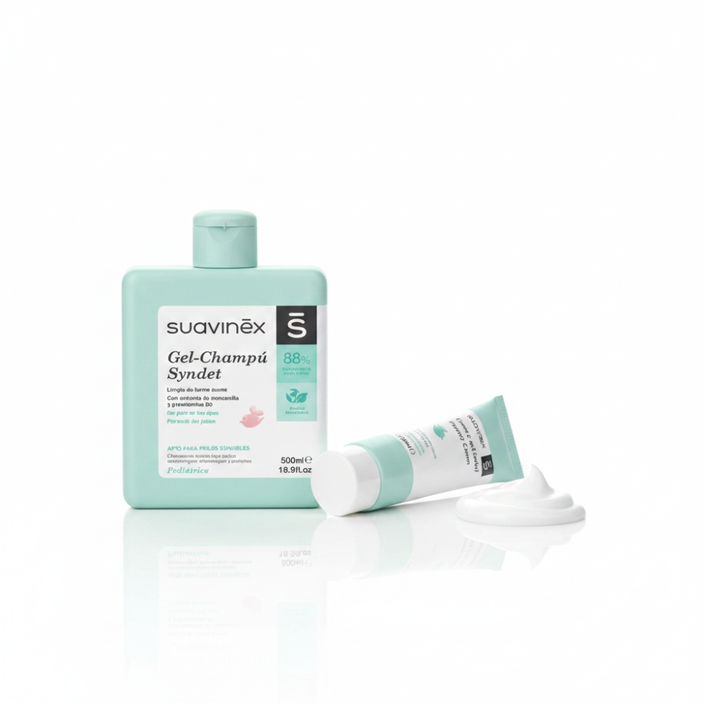 Set cadou îngrijire bebeluși Suavinex Duo Perfect Care Gold BebePrice.ro [4]