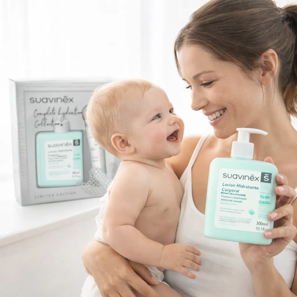 Set cadou îngrijire bebeluși Suavinex Hydration Care Silver BebePrice.ro [4]