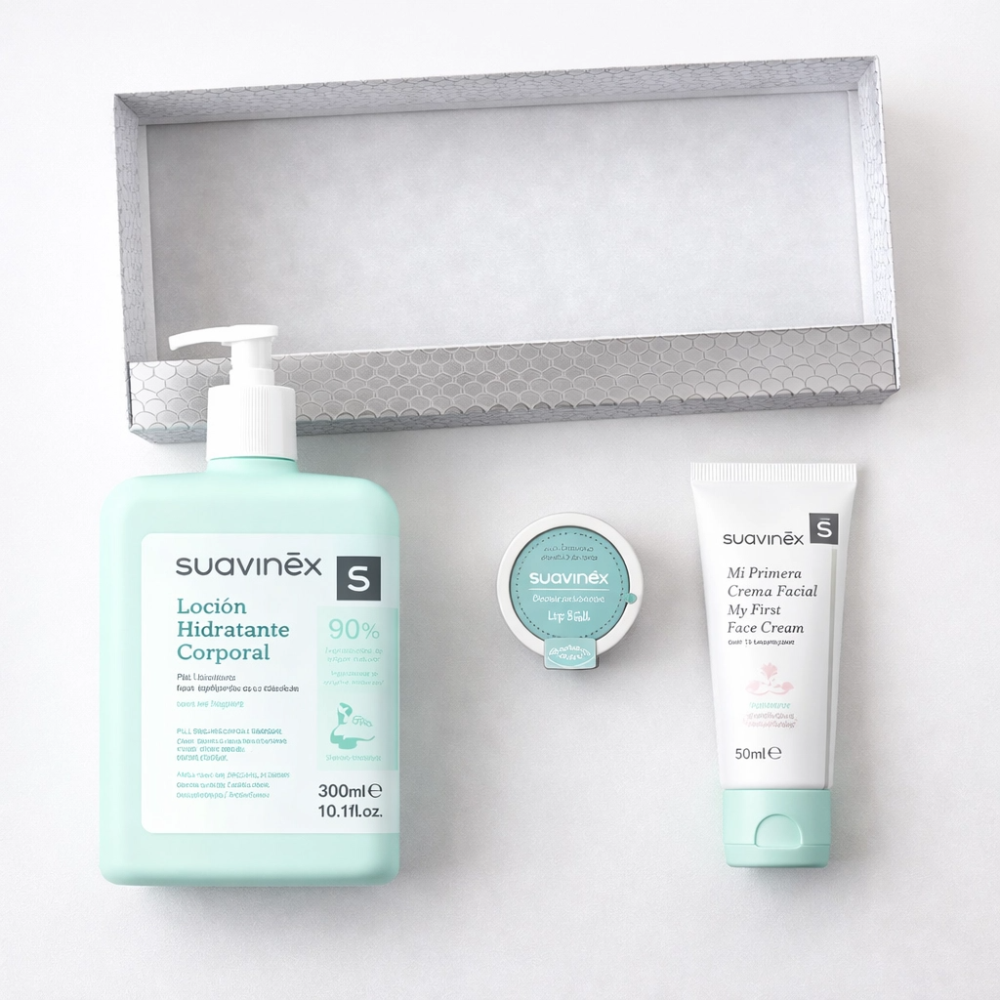 Set cadou îngrijire bebeluși Suavinex Hydration Care Silver BebePrice.ro [8]