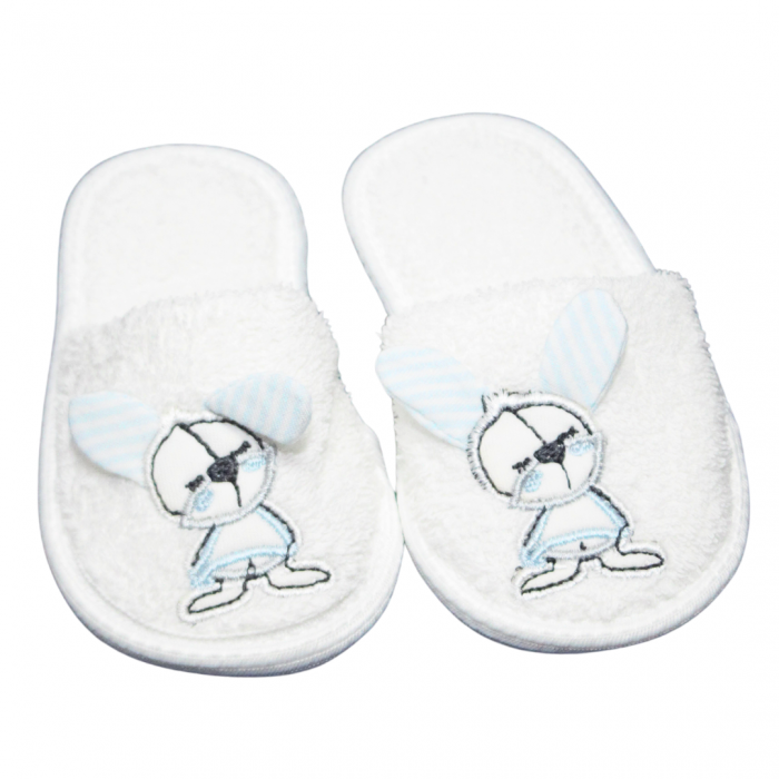 Set de baie pentru copii, bumbac, Rabbit, Blue - 4 piese, BebePrice [3]