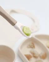 Set diversificare 4 piese din silicon BabyJem Ecru BebePrice.ro [4]