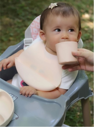 Set diversificare 4 piese din silicon BabyJem Ecru BebePrice.ro [3]