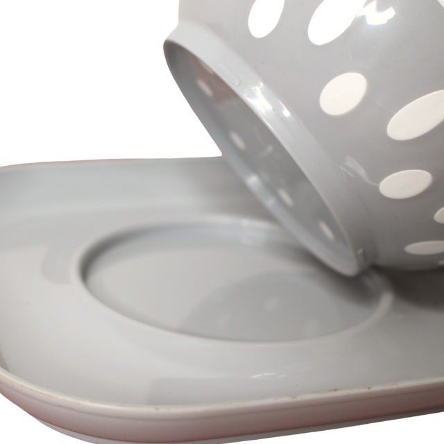 Set diversificare cu suport, fara BPA, Gri [5]