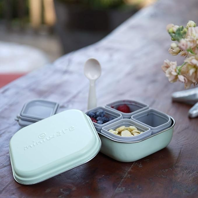 Set Grow Bento cu 2 Silipods 3 piese Keylime Grey BebePrice.ro [6]