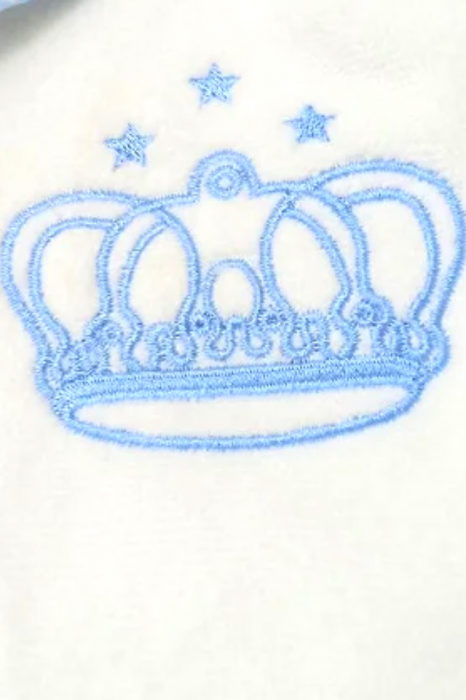 Set halat baie pentru bebe, 3 piese, Royal, 0-2 ani, Blue, BebePrice [4]