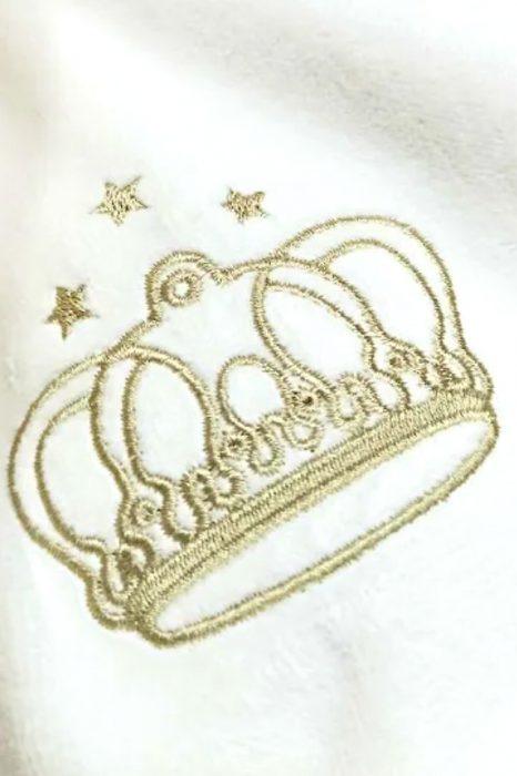 Set halat baie pentru bebe, 3 piese, Royal, 0-2 ani, Light-Brown, BebePrice [3]