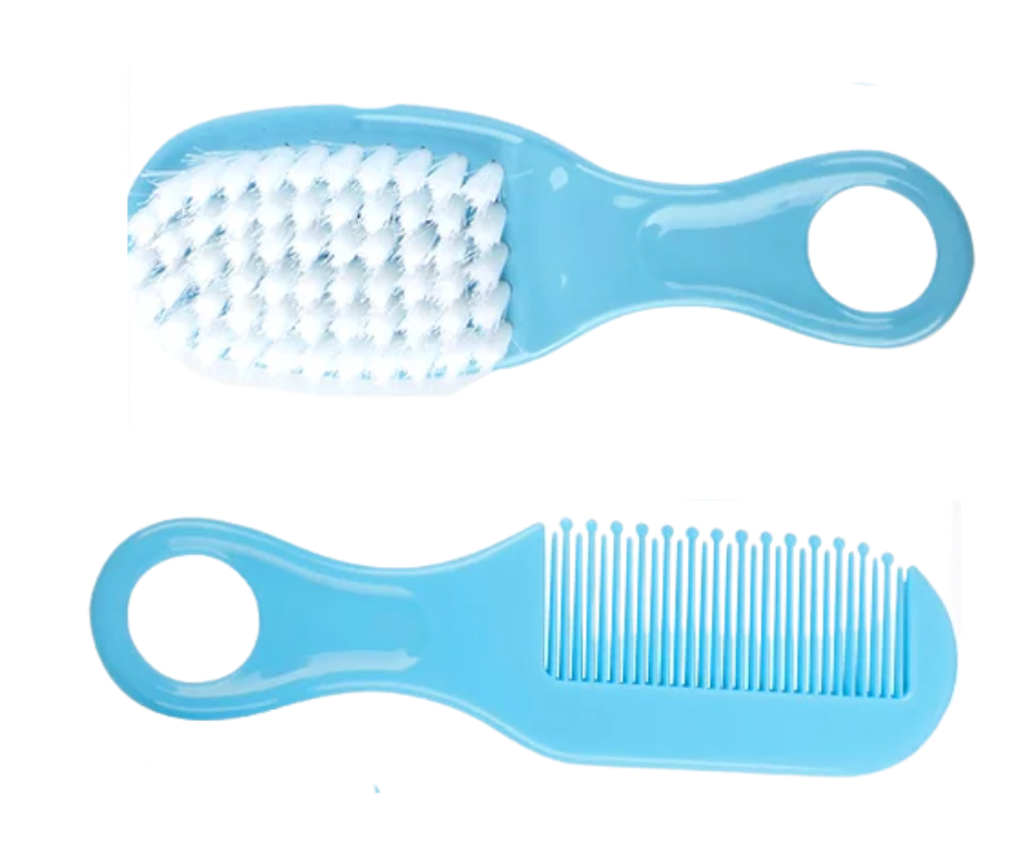 Set ingrijire bebelus, fara BPA, 7 piese, Blue , BebePrice [2]