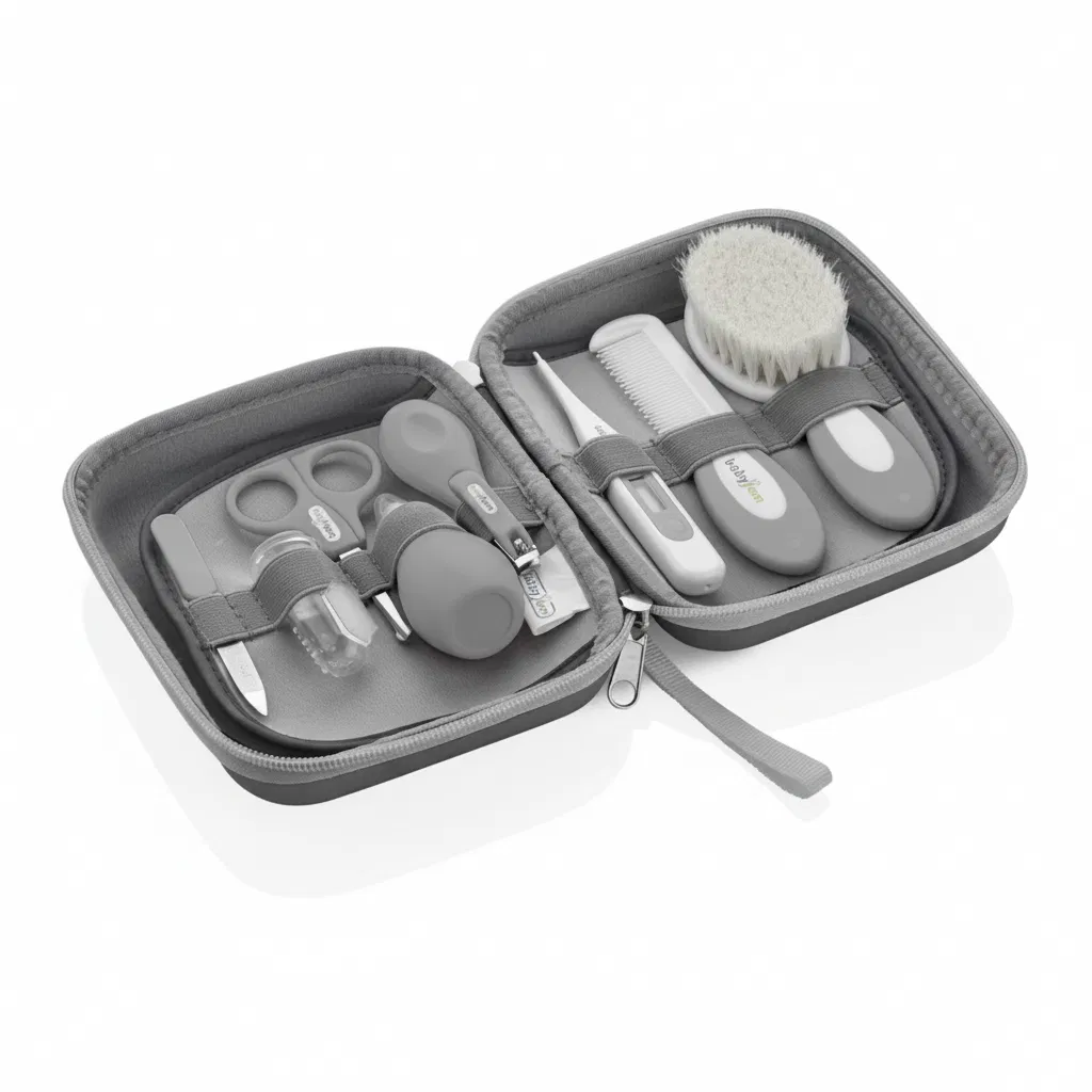 Set îngrijire bebeluși 9 piese Grooming Care Grey BebePrice.ro [5]