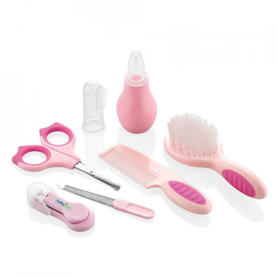 Set îngrijire unghii copii 7 piese Travel Care Pink BebePrice.ro [2]