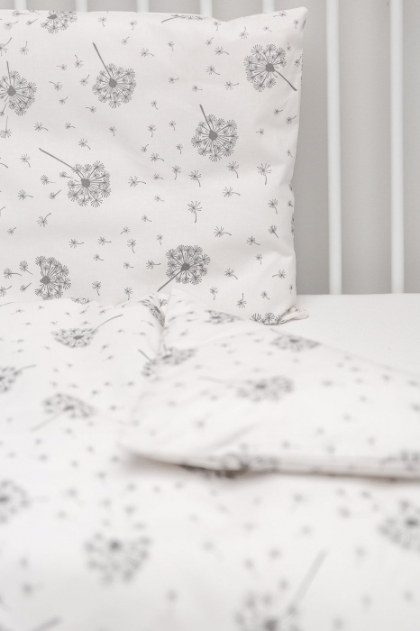 Set lenjerie pat, 2 piese, Bumbac, 100x135 cm, Dandelion, BebePrice [4]