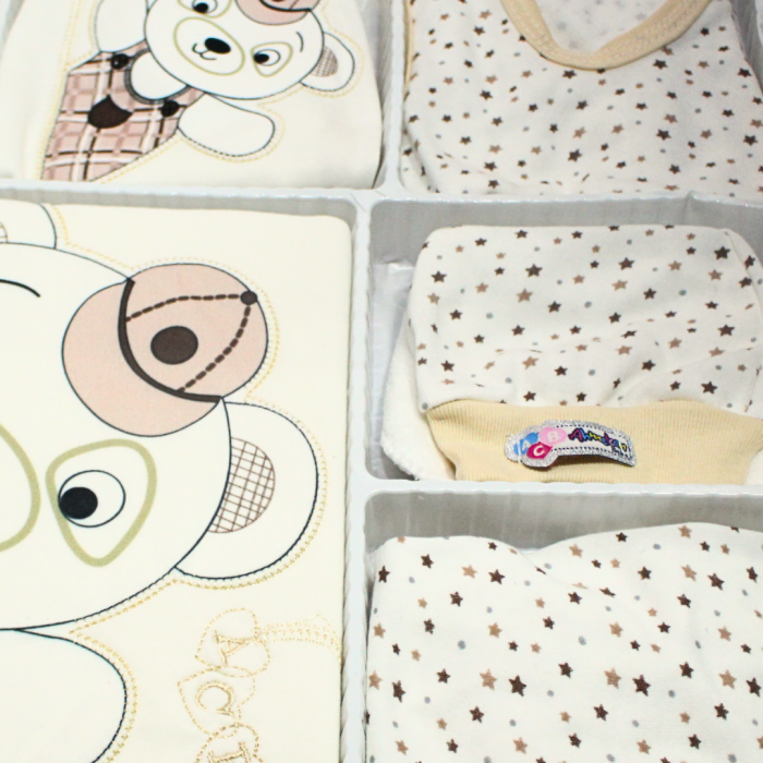 SSet maternitate bumbac antialergic nou-nascut (0-4 luni), Ahmetcan Bebe, Bear, Light Beige - 10 piese [3]