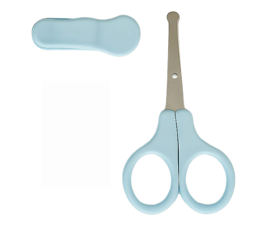 Set ingrijire unghii bebelus, fara BPA, 6 piese, Blue, BebePrice [6]