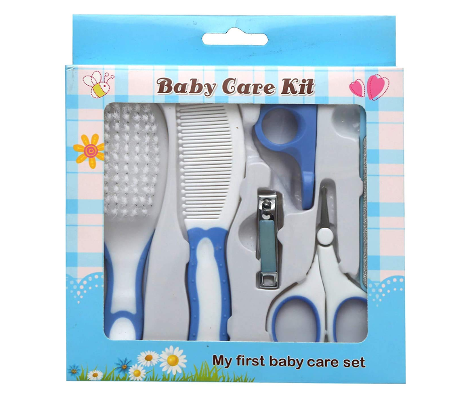Set ingrijire unghii bebelus, fara BPA, 6 piese, Blue, BebePrice [3]