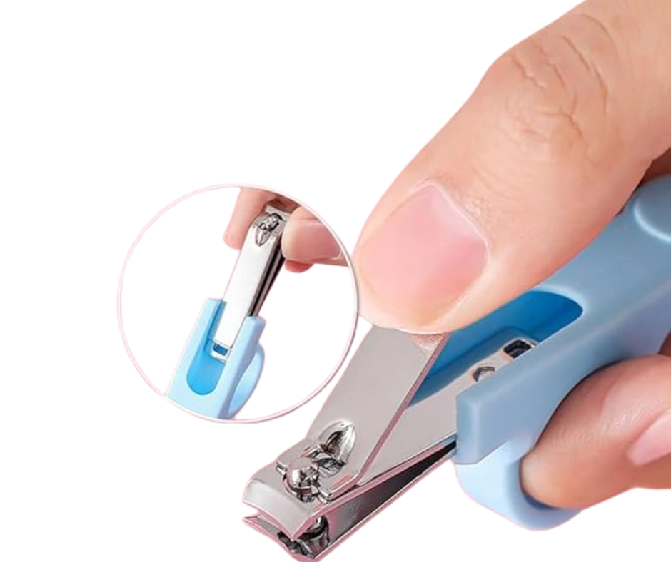 Set ingrijire unghii bebelus, fara BPA, 6 piese, Blue, BebePrice [9]